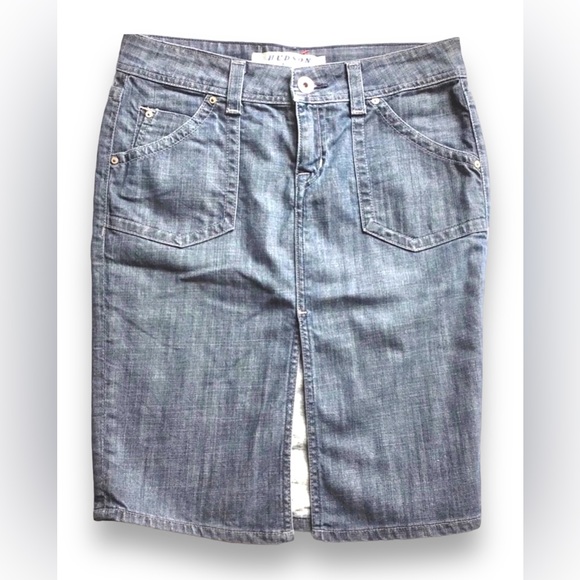 HUDSON JEANS DENIM SKIRT | SIZE 27 | WOMAN’S 8 | SOLD OUT $185 - Picture 7 of 15